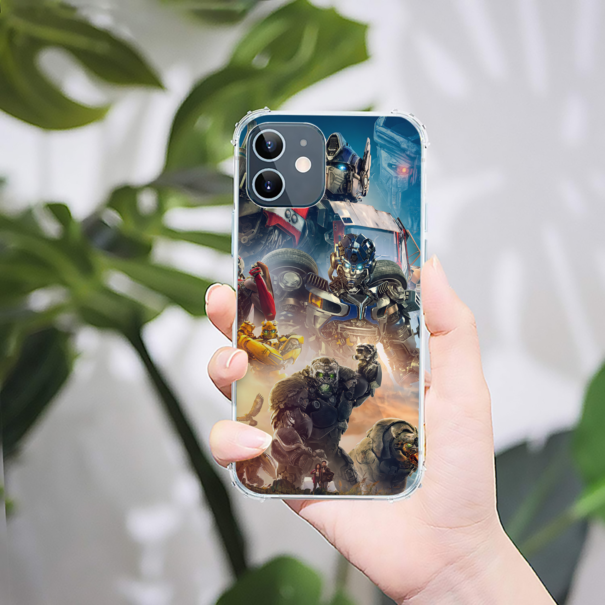 （画像用） Transformers トランスフォーマー 【iPhone 12シリーズ対応】透明スマホケース（クリアソフトケース）